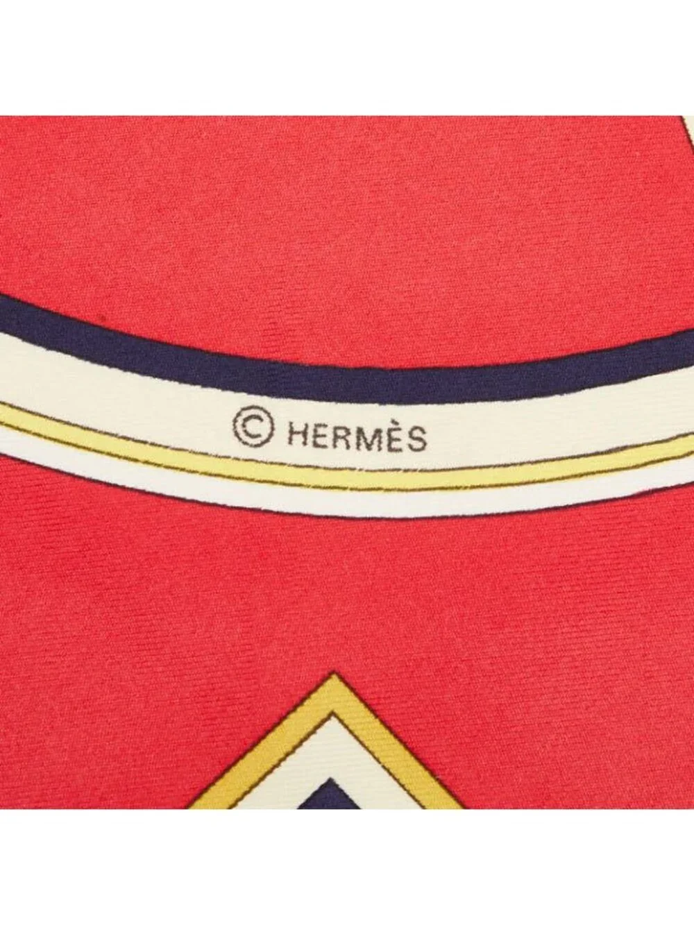 Hermes Carre 90 Washington's Carriage George Scarf Navy Multicolor Silk